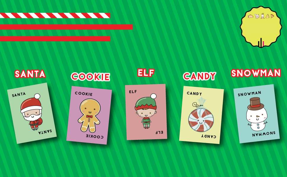 🏆2025 Christmas Hot Sale⚡Santa's Cookie Card Game - Family Party Game, Stocking Stuffer-Claire Custom