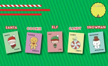 🏆2025 Christmas Hot Sale⚡Santa's Cookie Card Game - Family Party Game, Stocking Stuffer-Claire Custom