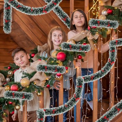 🎅Christmas Garland🎄Christmas Decorations for in Indoor Outdoor-Claire Custom