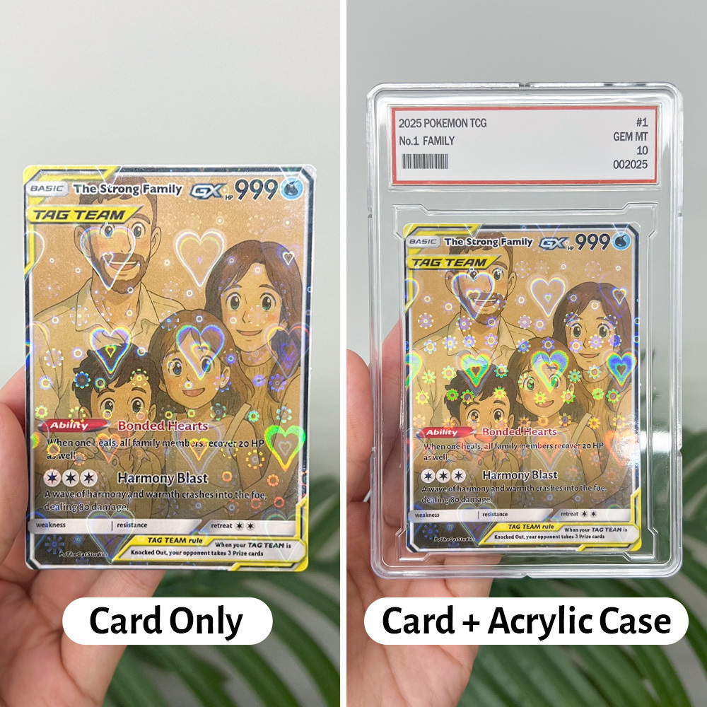 Custom Anime Family Pokecard TCG V/Vmax/VSTAR/EX/GX Card-Claire Custom