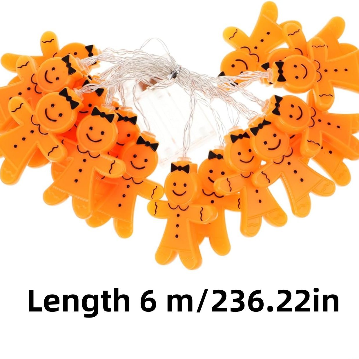 Gingerbread Man String Lights🌟Holiday Atmosphere Gifts🎁Christmas LED Lights-Claire Custom