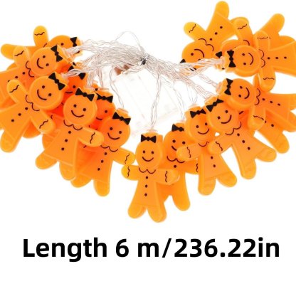 Gingerbread Man String Lights🌟Holiday Atmosphere Gifts🎁Christmas LED Lights-Claire Custom