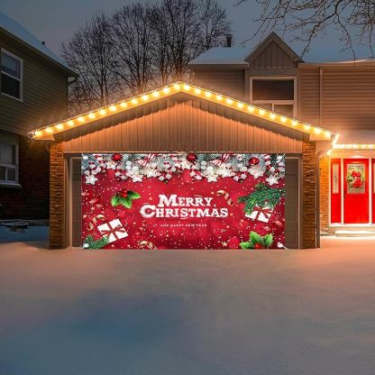 🎄 Christmas  Reusable Garage Door Decoration-Claire Custom