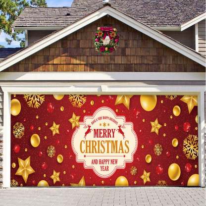 🎄 Christmas  Reusable Garage Door Decoration-Claire Custom
