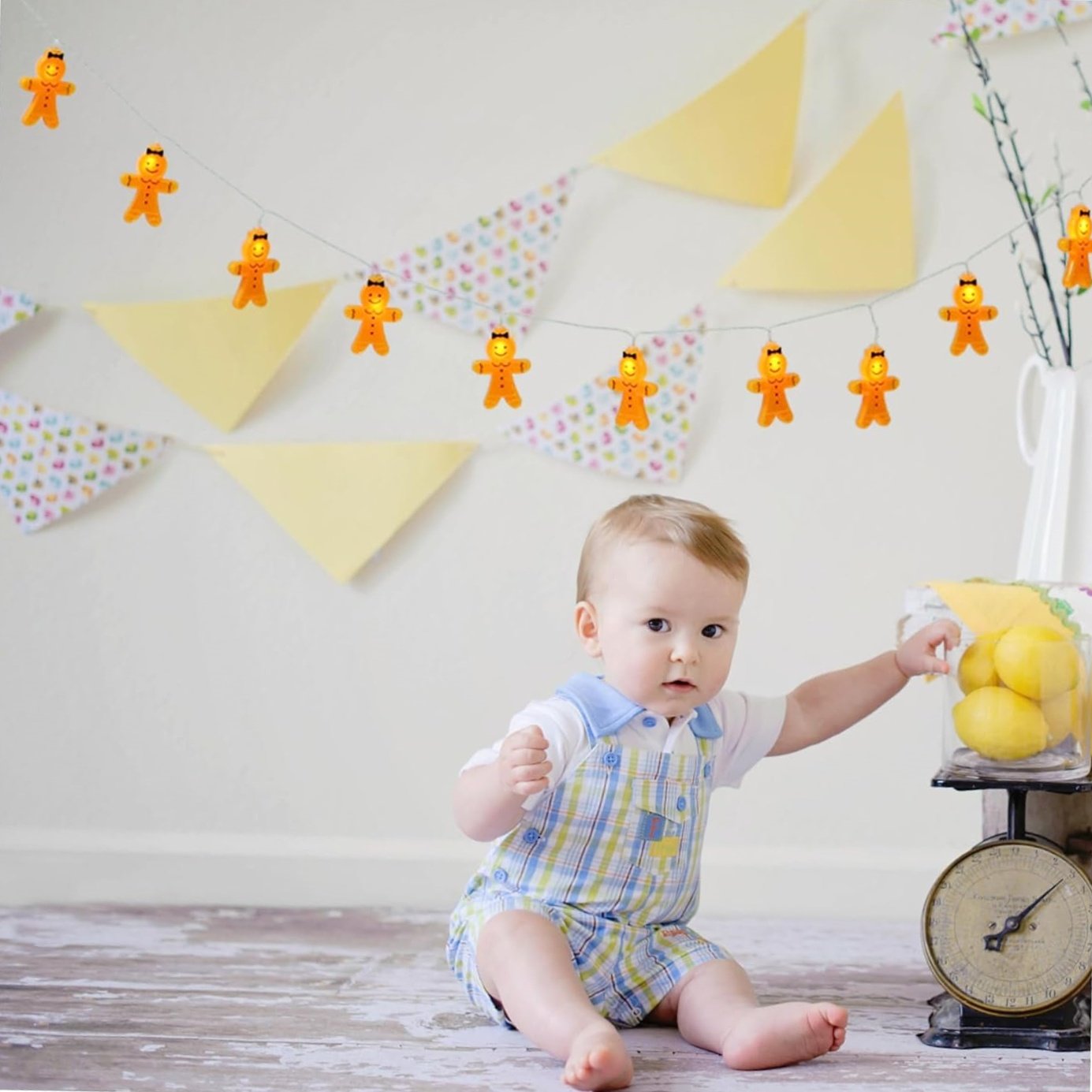 Gingerbread Man String Lights🌟Holiday Atmosphere Gifts🎁Christmas LED Lights-Claire Custom