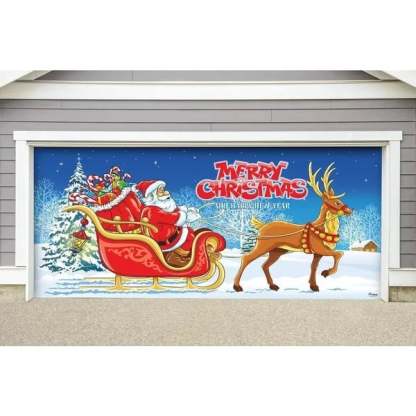 🎄 Christmas  Reusable Garage Door Decoration-Claire Custom