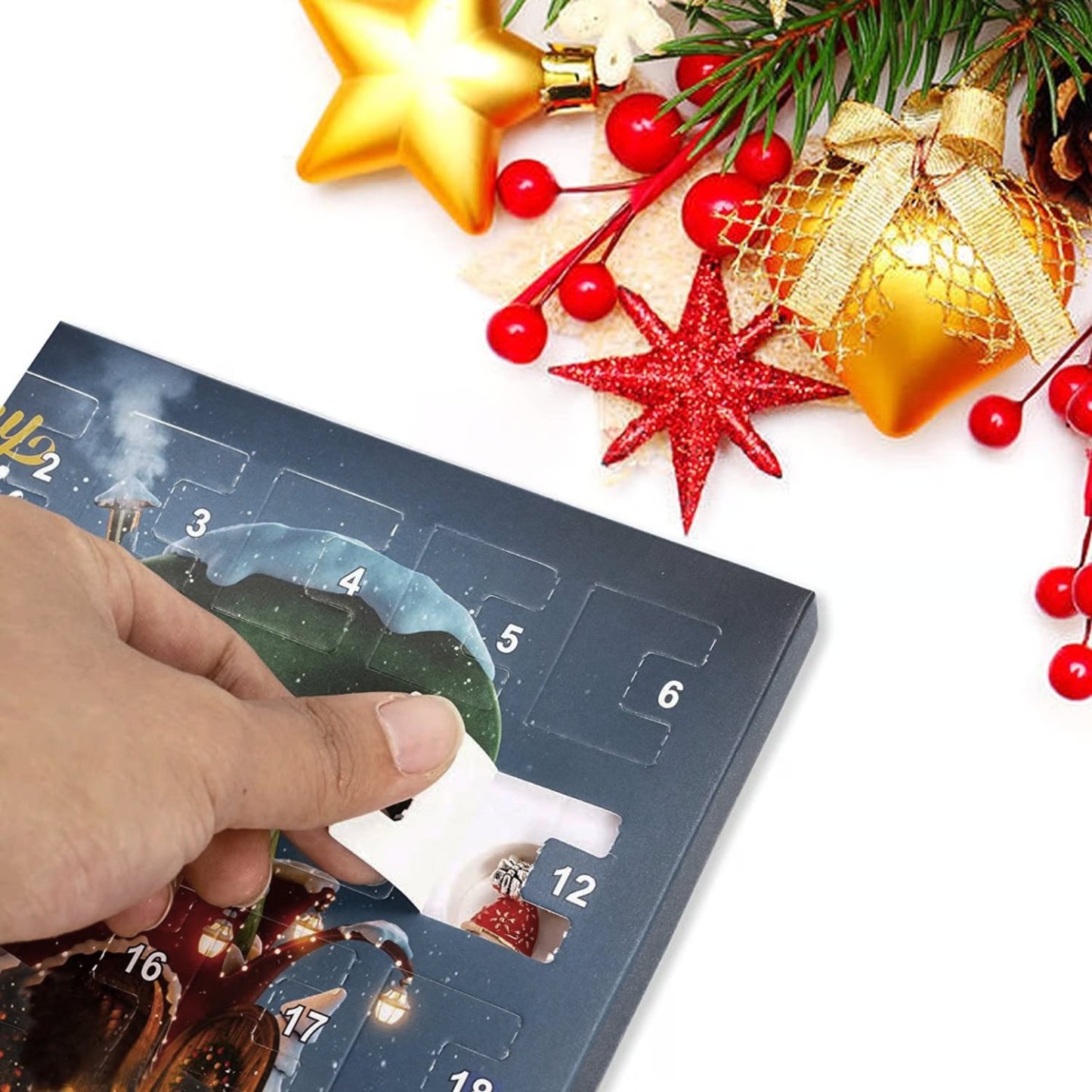 24 Pcs DIY Christmas Advent Calendar Bracelets Set-Claire Custom