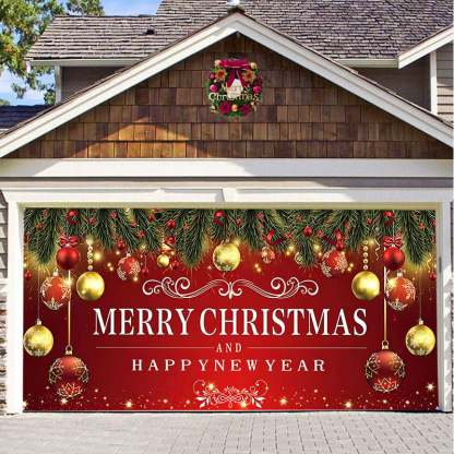 🎄 Christmas  Reusable Garage Door Decoration-Claire Custom