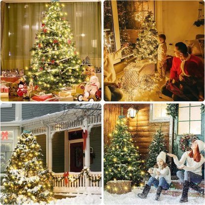 🎄Christmas Tree Waterfall Lights with Ring-Claire Custom