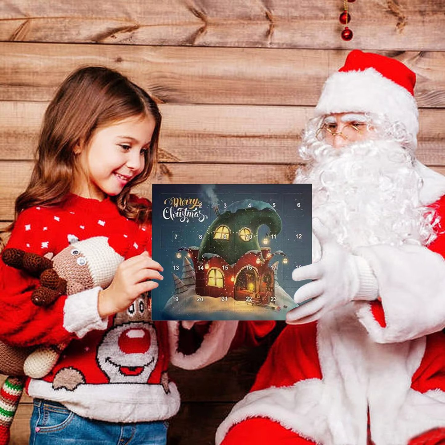 24 Pcs DIY Christmas Advent Calendar Bracelets Set-Claire Custom