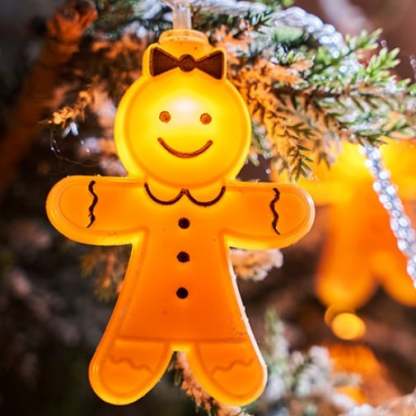 Gingerbread Man String Lights🌟Holiday Atmosphere Gifts🎁Christmas LED Lights-Claire Custom
