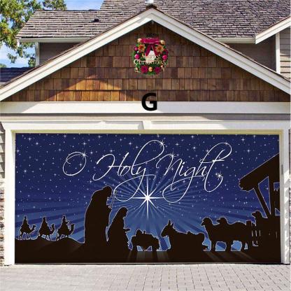 🎄 Christmas  Reusable Garage Door Decoration-Claire Custom