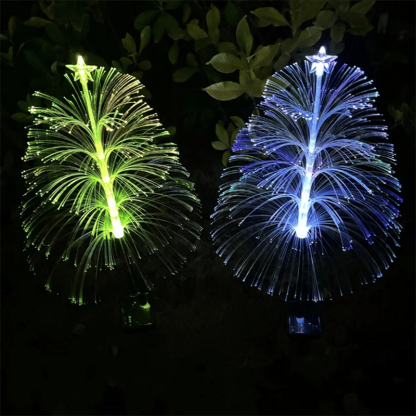 Seven Colors Gradient Solar Christmas Tree Lights-Claire Custom