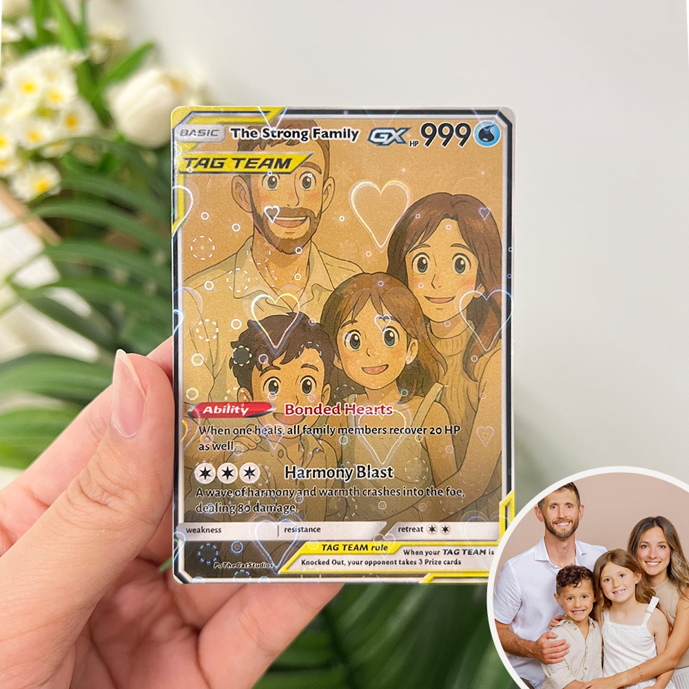 Custom Anime Family Pokecard TCG V/Vmax/VSTAR/EX/GX Card-Claire Custom