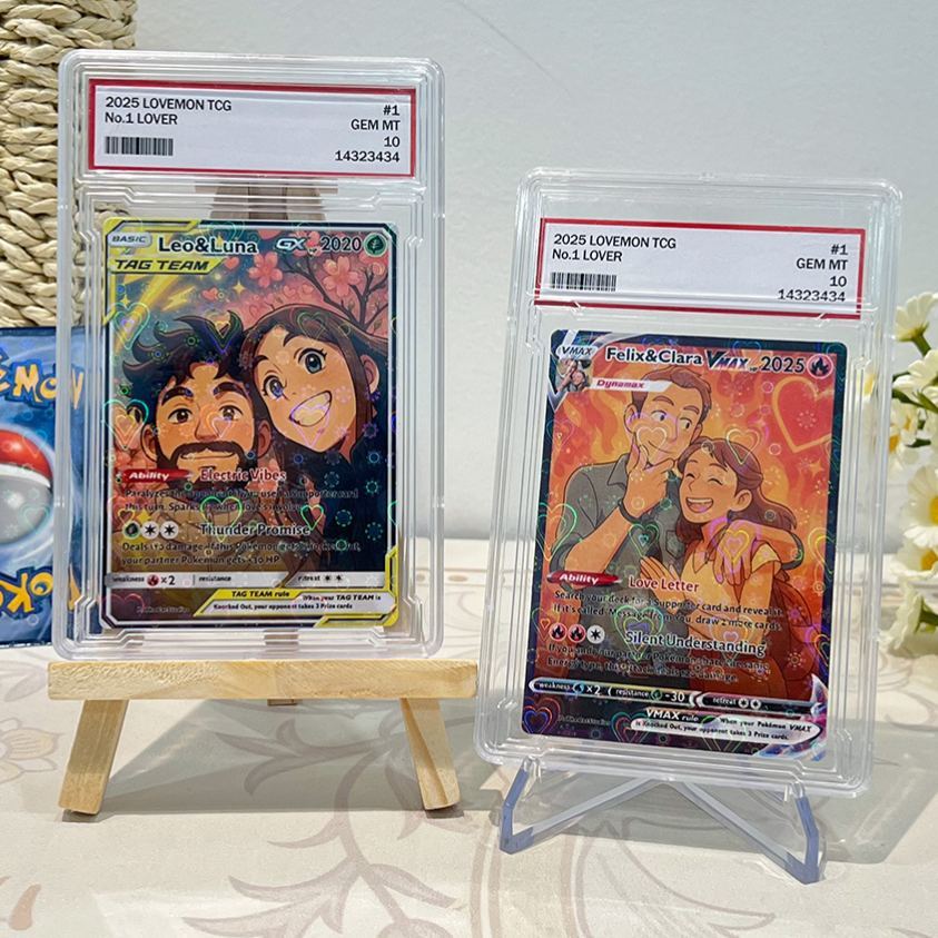 Custom Anime Couples Pokecard TCG V/Vmax/VSTAR/EX/GX/TRAINER Card