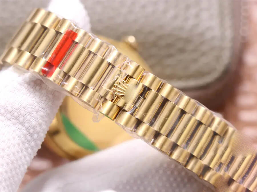 ROLEX DAY DATE 40MM EW FACTORY GOLD STRAP