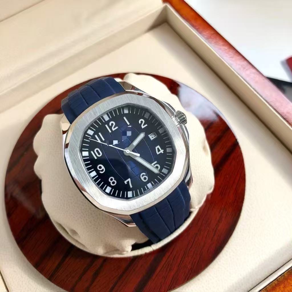 Patek Philippe Aquanaut White Gold Blue Dial 5168