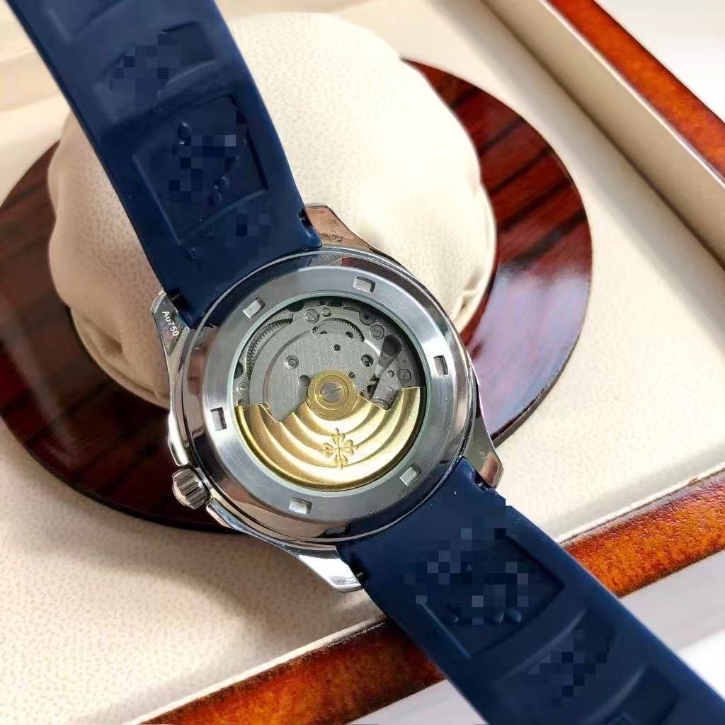 Patek Philippe Aquanaut White Gold Blue Dial 5168