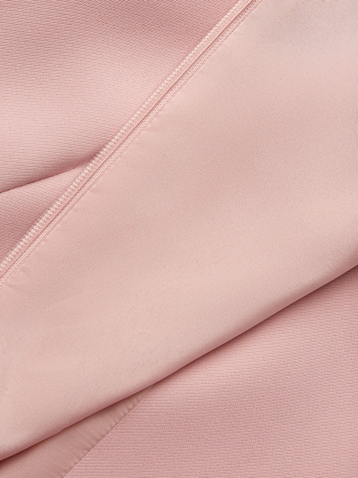 Pink Sheath/Column Satin V Neck Short Sleeves Knee Length Dresses