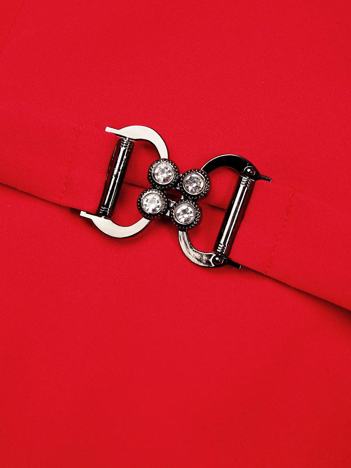 Red Lace Classic Boat Neck Short Sleeve Balloon Sleeve Sheath Maxi Dress