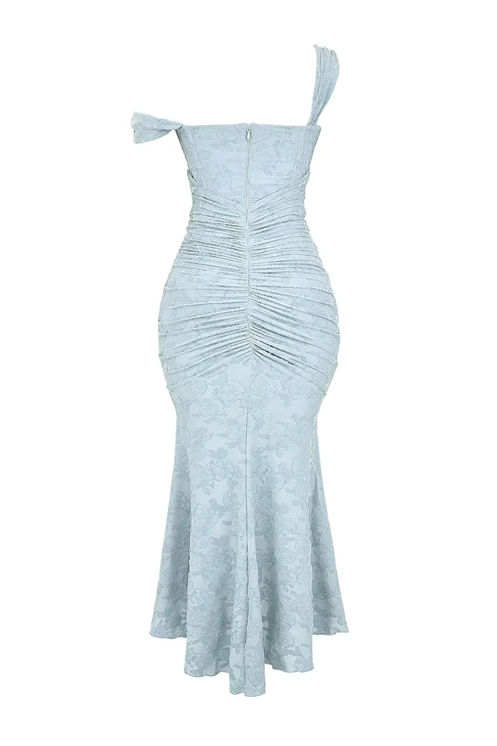 Blue bell floral maxi dress
