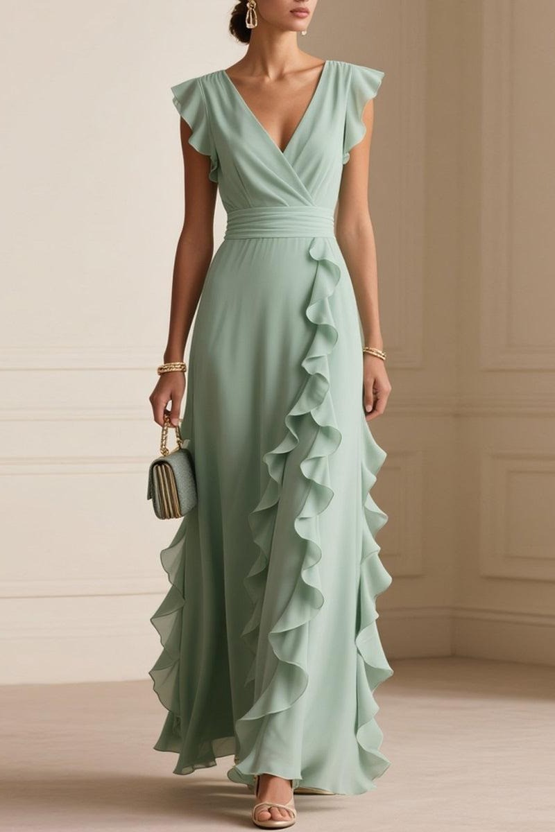 Breezy Plain Sleeveless Maxi Dress