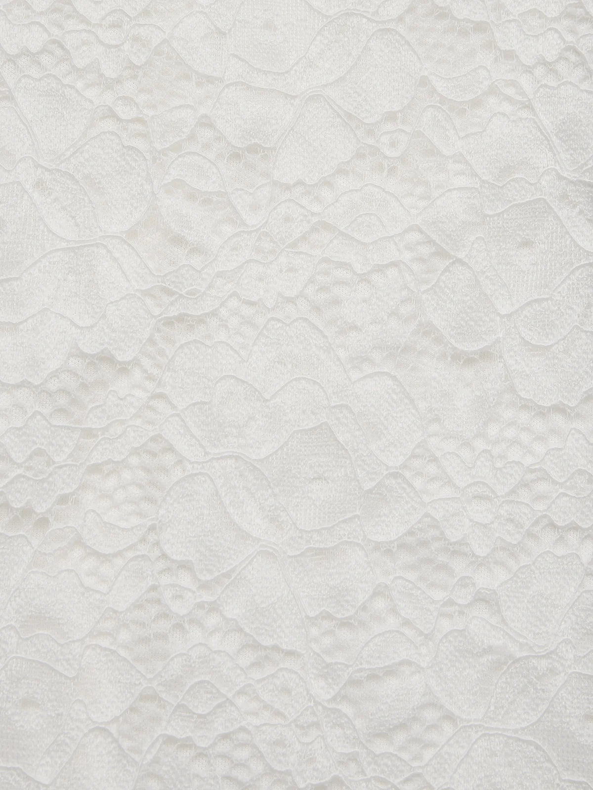 White Bow Lace V Neck Short Sleeve Sheath Midi Dress