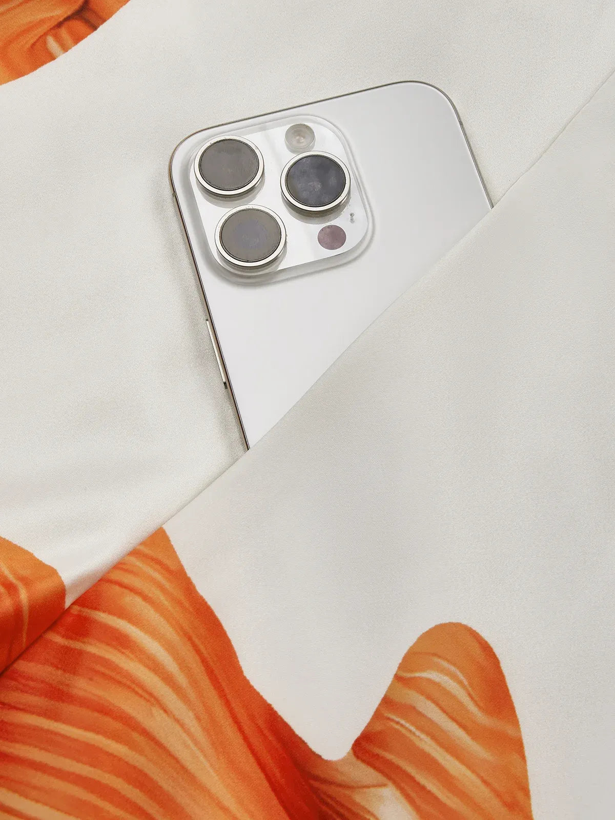 Orange Floral Classic V Neck Sleeveless A-Line Maxi Dress