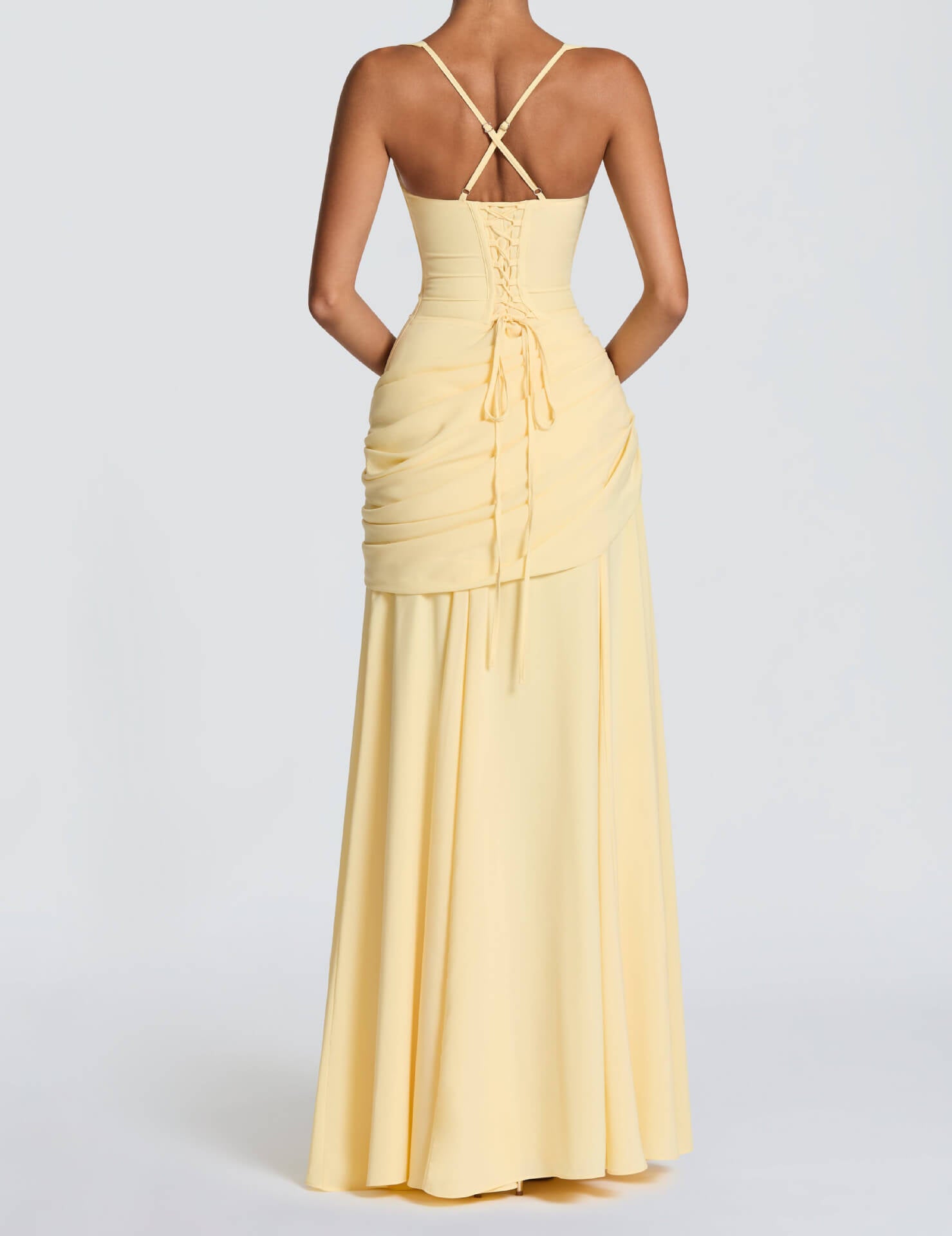 Square Neck Elegant Maxi Dress