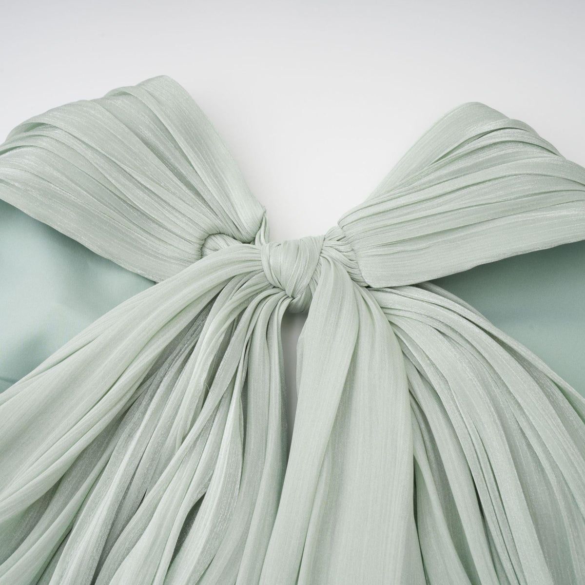 Halter Pleated Slit Maxi Dress