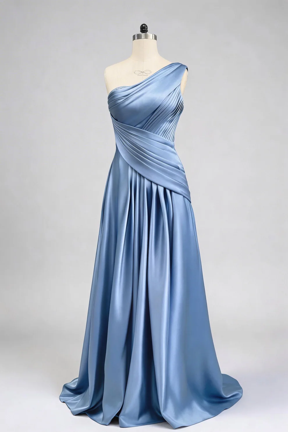 Sheath One Shoulder Sleeveless Floor Length Mother Dresses