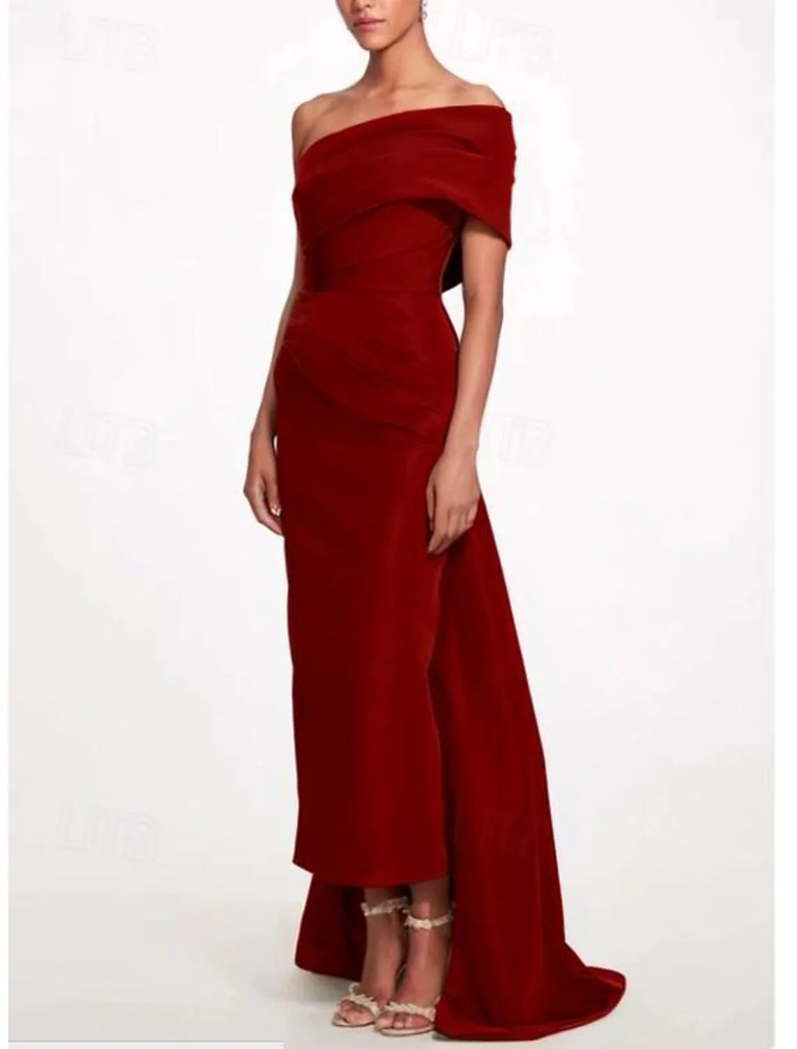 Sophisticated One-Shoulder Taffeta Gown