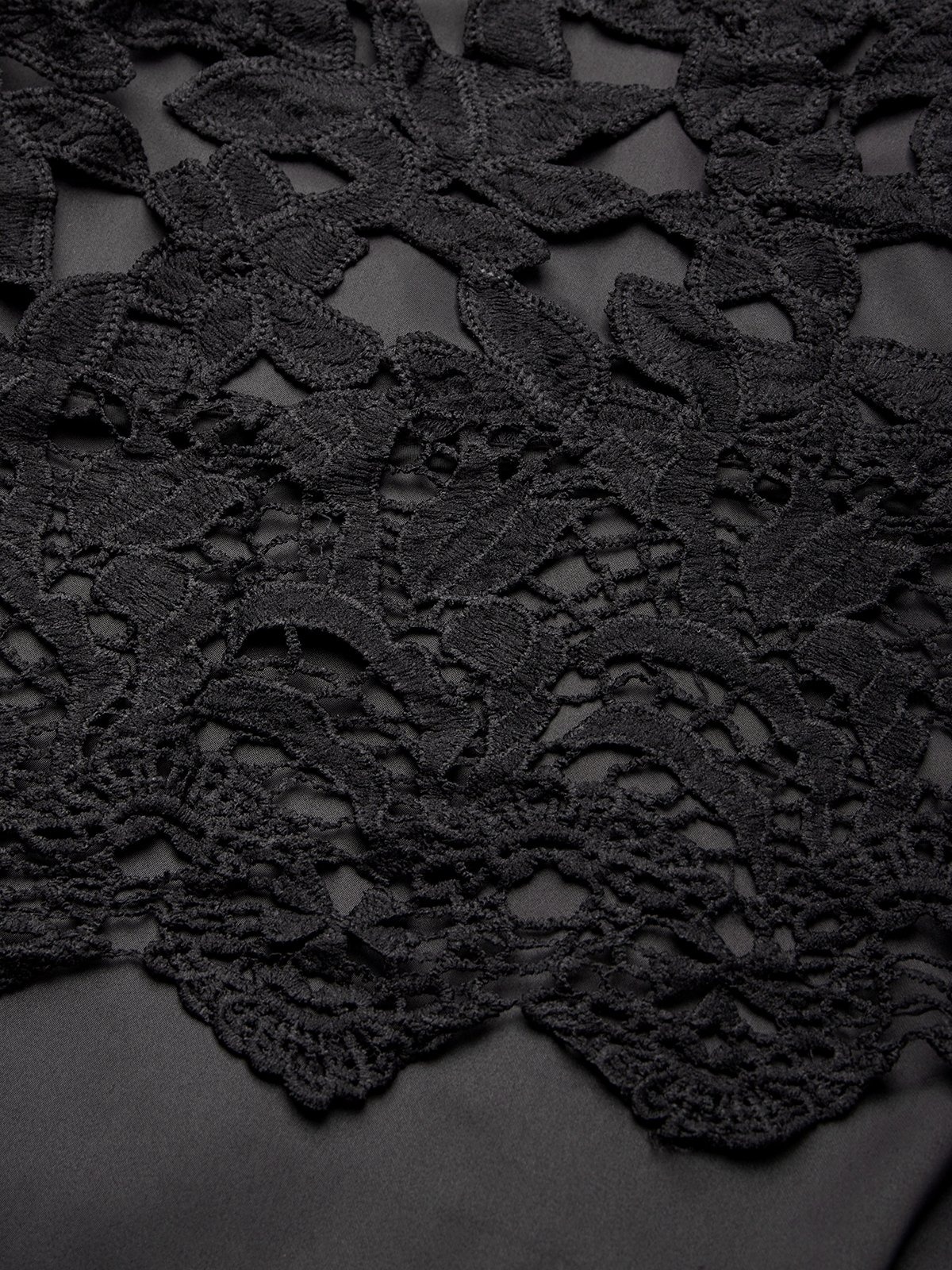 Black Lace Split Joint Classic Boat Neck Sleeveless Mermaid Gown Dress