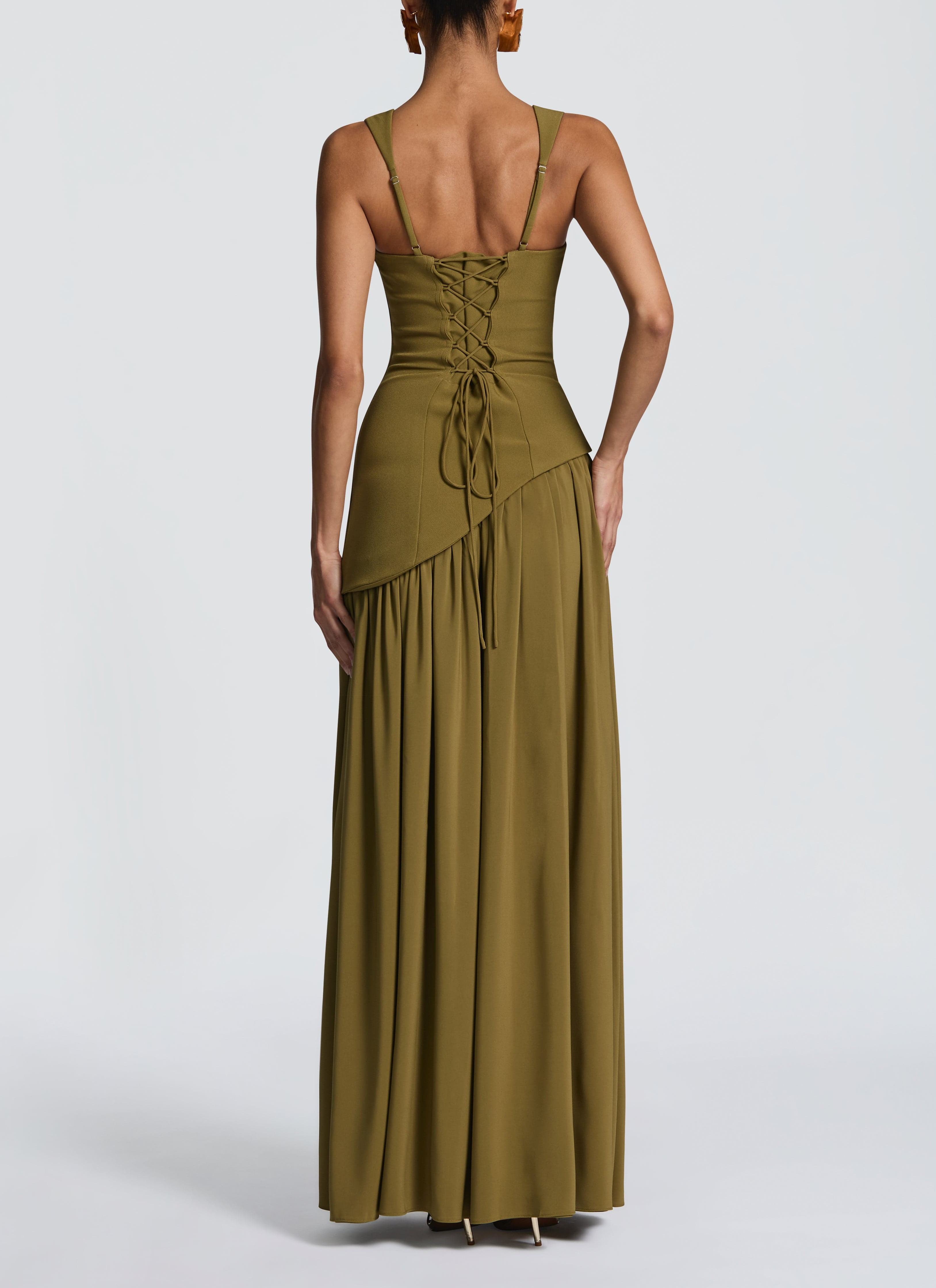 Maxi Dress - Deep Olive