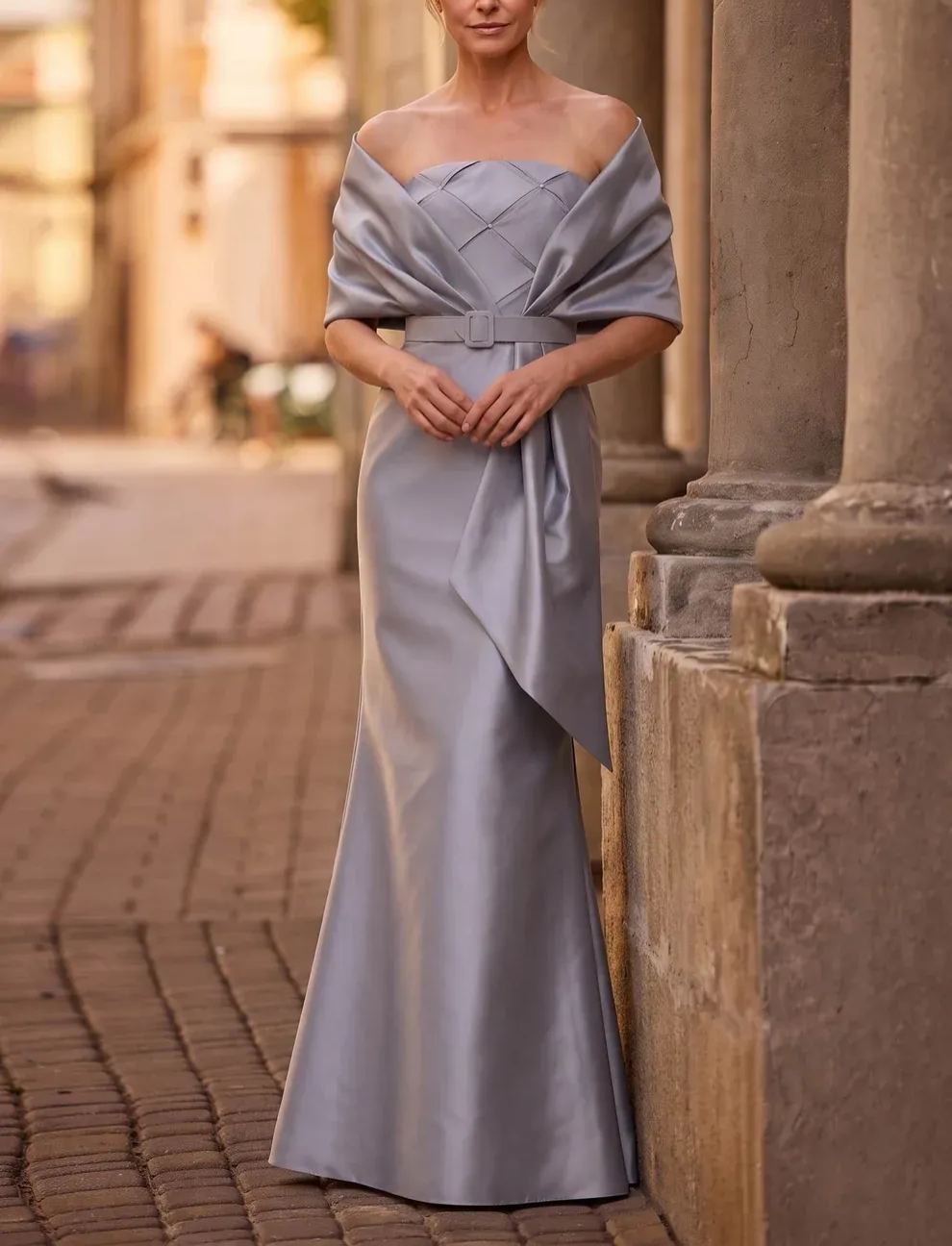 Trumpet 2 Pieces Floor Length Mother Of The Bride Dresses