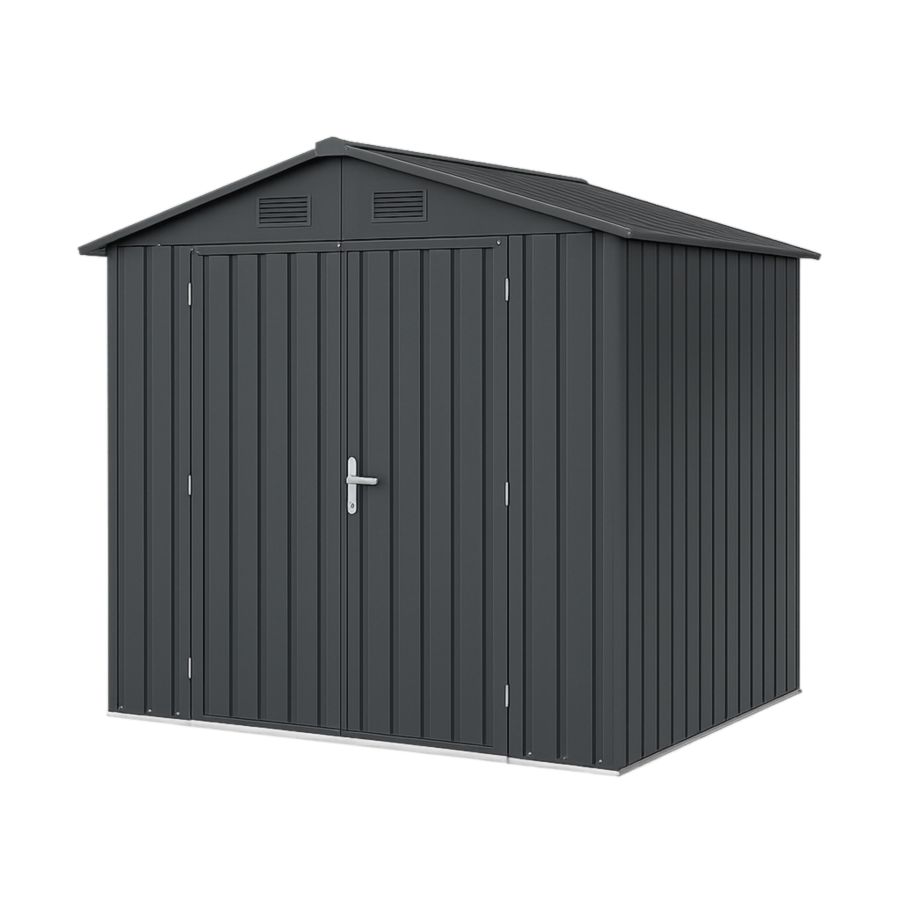 Gartenhaus Anthrazit 213 cm x 130 cm x 185 cm-Runeloft