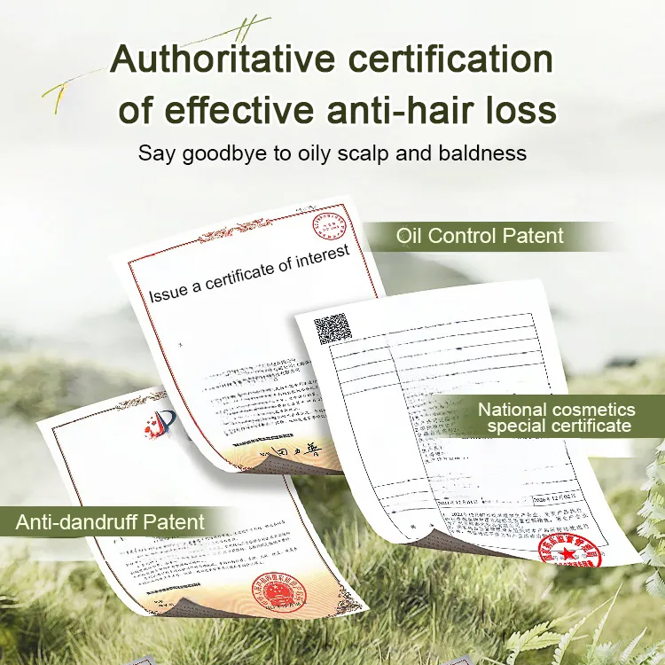 Hot Sale Ginger Plant Extract Anti-Hair Loss Hair Shampoo