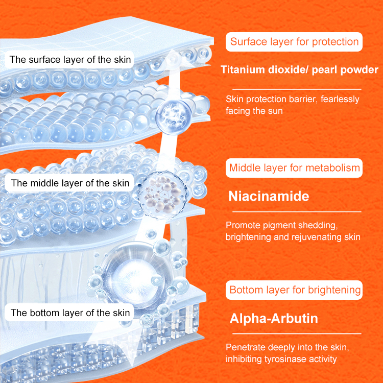 Five vitamin C tone-up cream