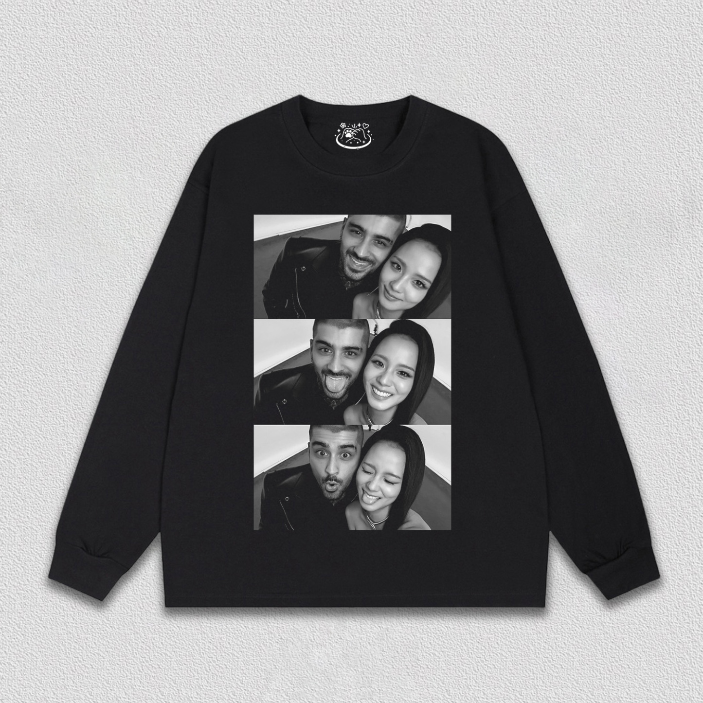 JISOO&ZAYN  EYESCLOSED TEE