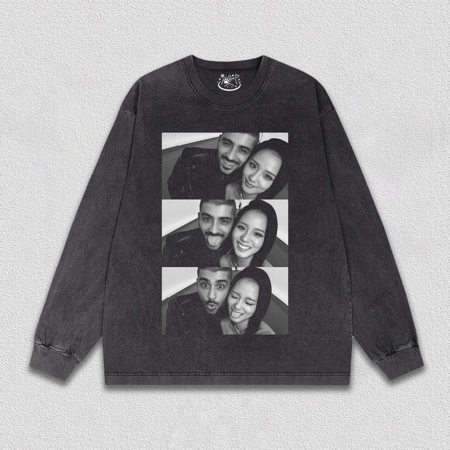 JISOO&ZAYN  EYESCLOSED TEE