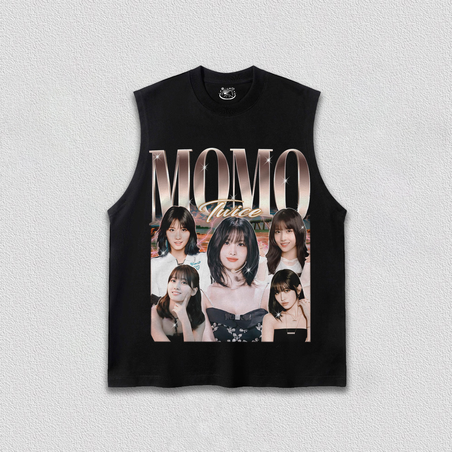 新品未使用　TWICE シャツ　MOMO Lサイズ T-SHIRT〈BLACK〉【L】/ MOMO / TWICE『THIS IS FOR』 – JYP JAPAN
