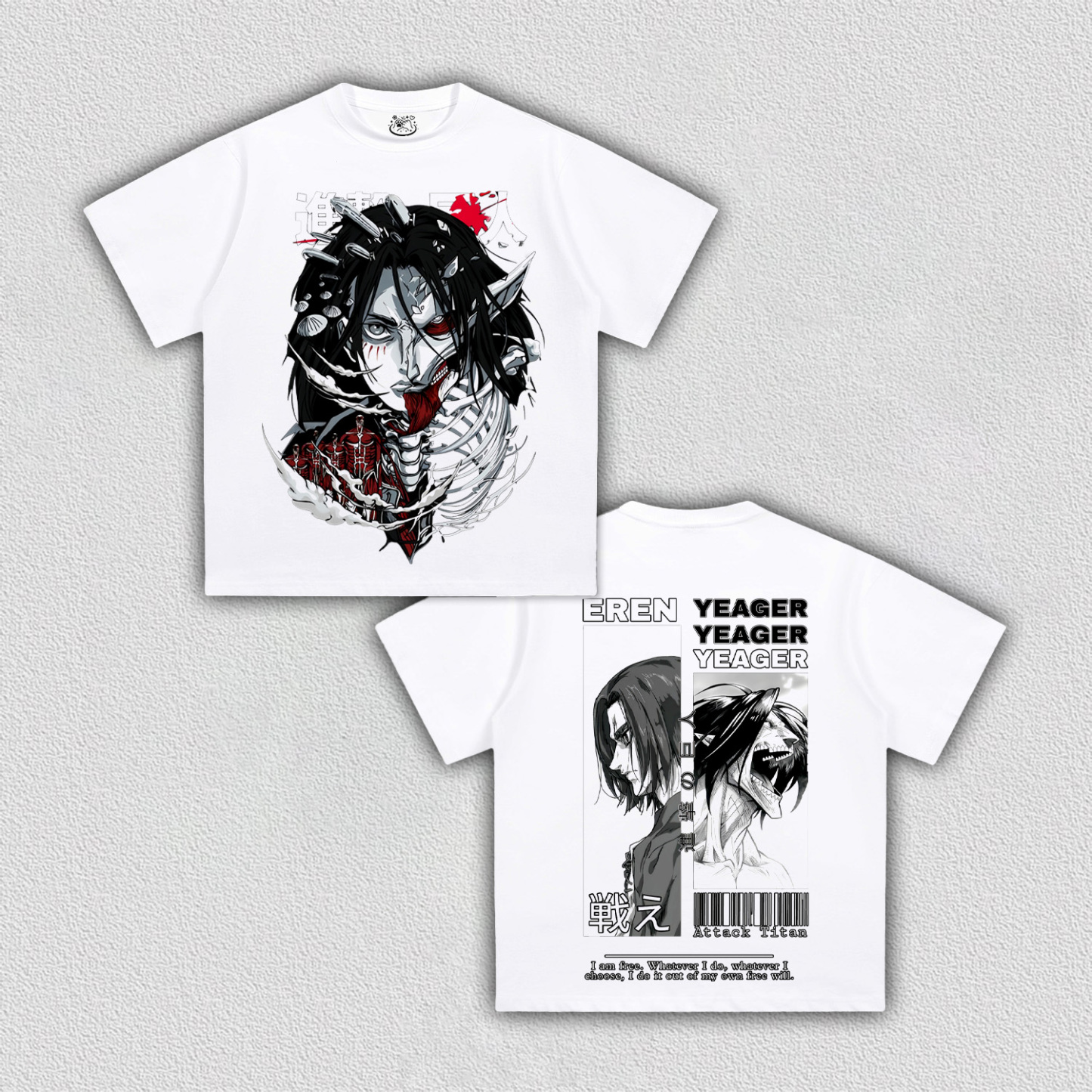 Attack on Titan Eren Jaeger V3 TEE