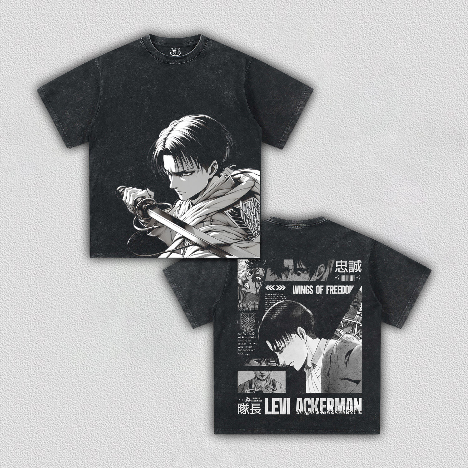 Attack on Titan Levi Ackerman V2 TEE