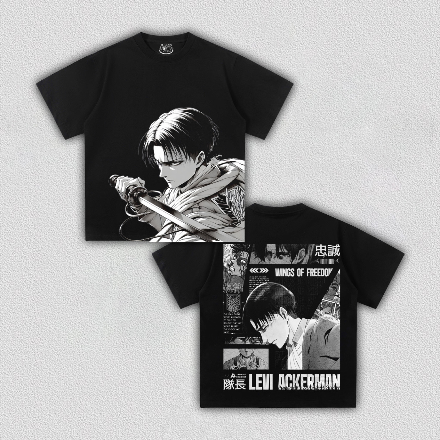 Attack on Titan Levi Ackerman V2 TEE
