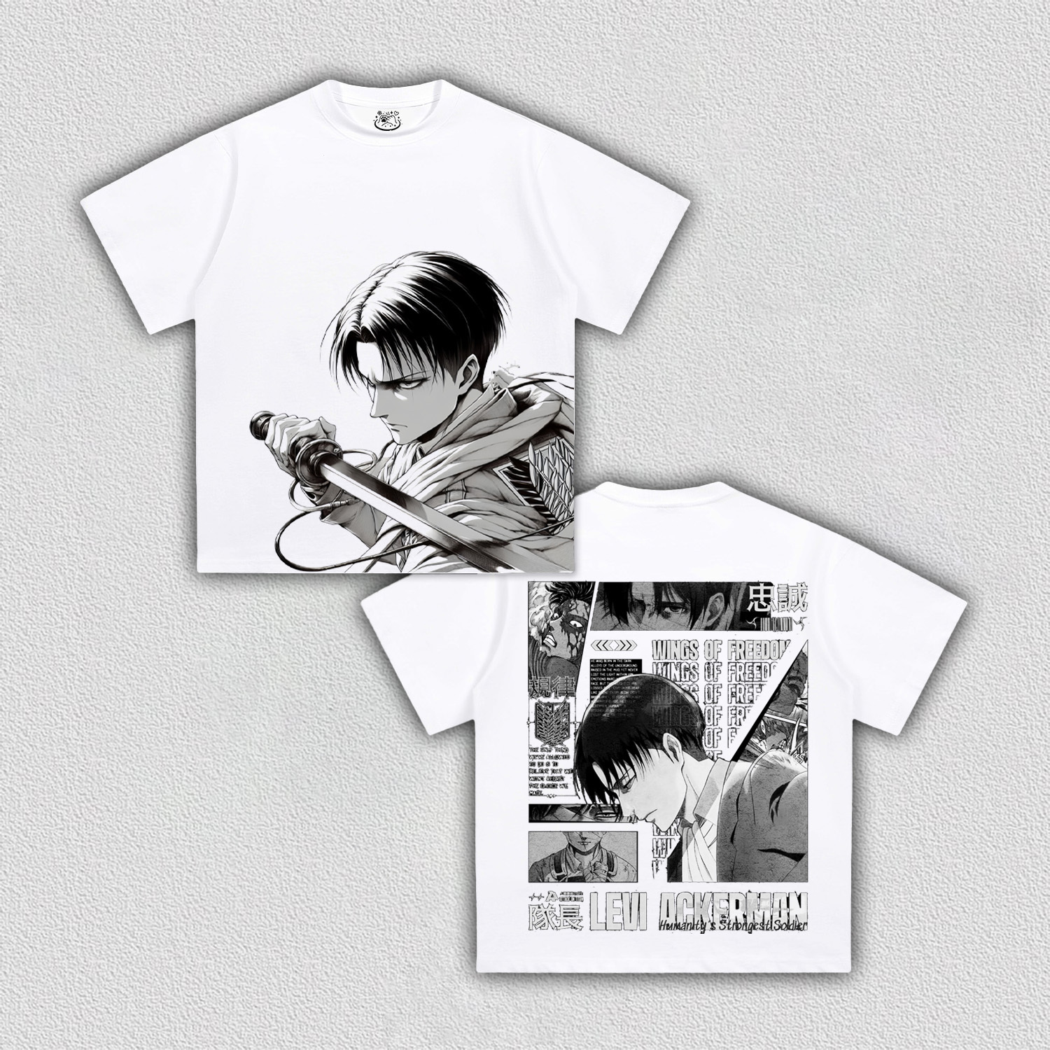 Attack on Titan Levi Ackerman V2 TEE