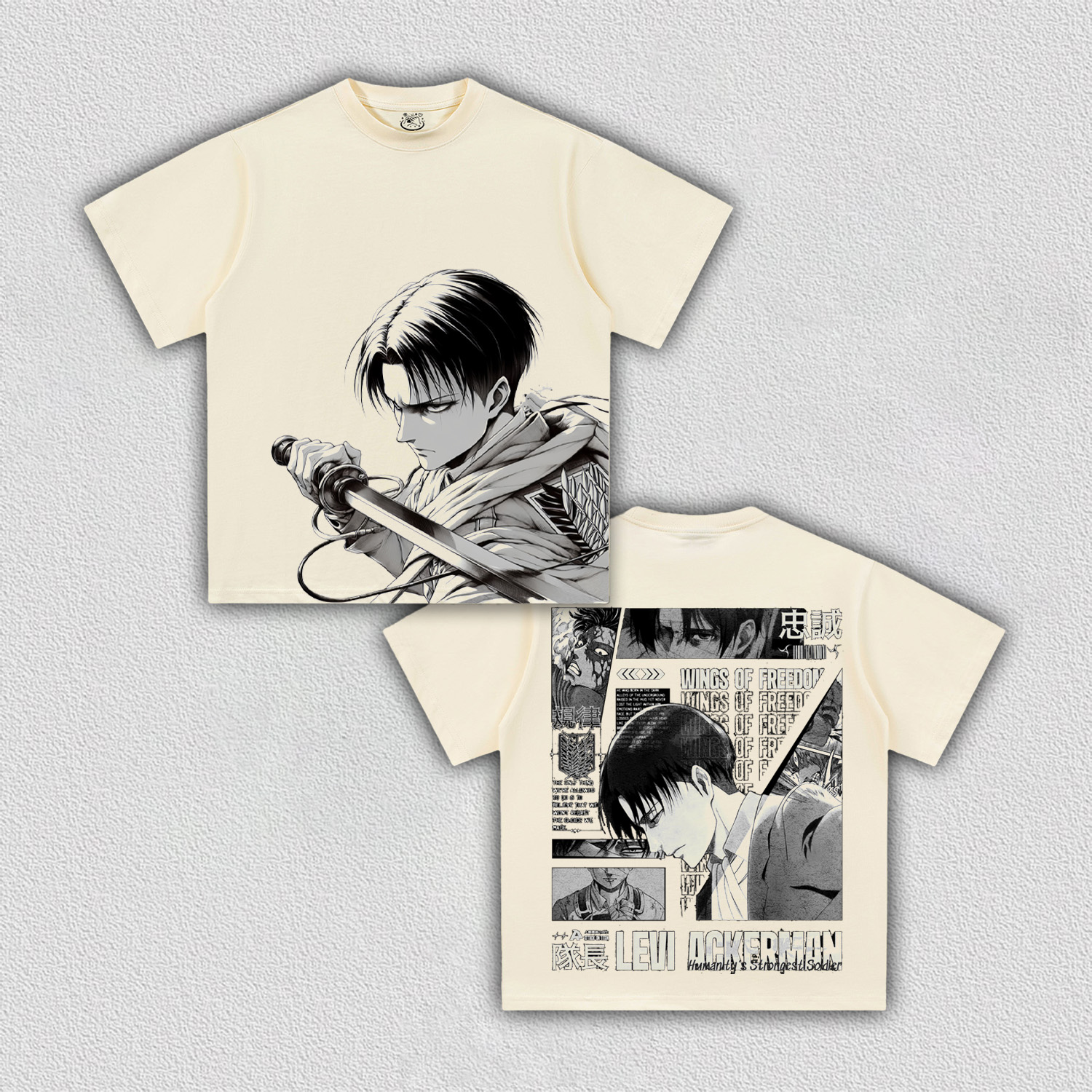 Attack on Titan Levi Ackerman V2 TEE