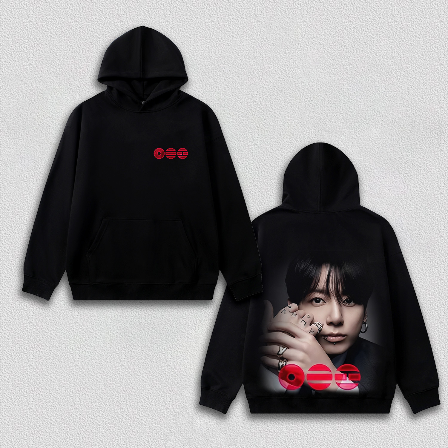 希少XS Jung Kook for   黒　ベビーT BTS Jungkook Tee&Hoodie – onlynicer