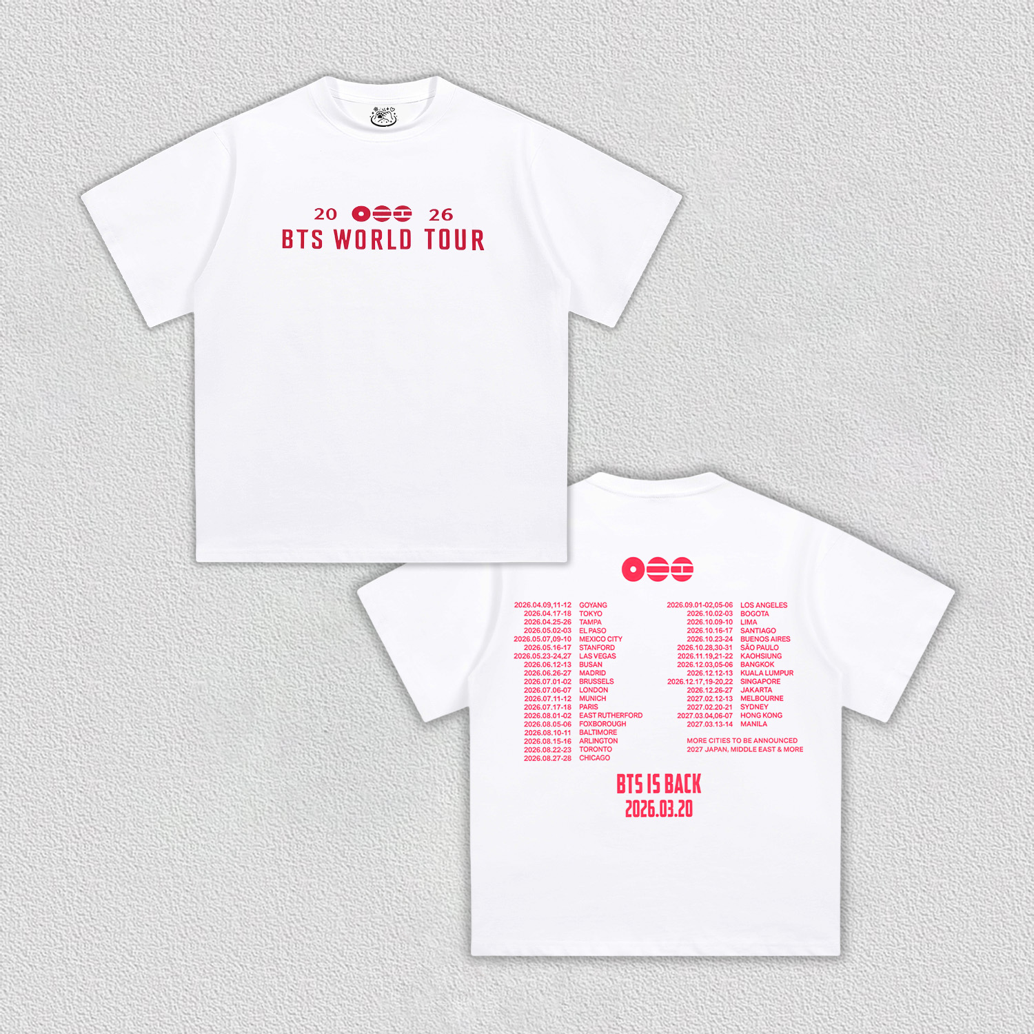 BTS TEE X5