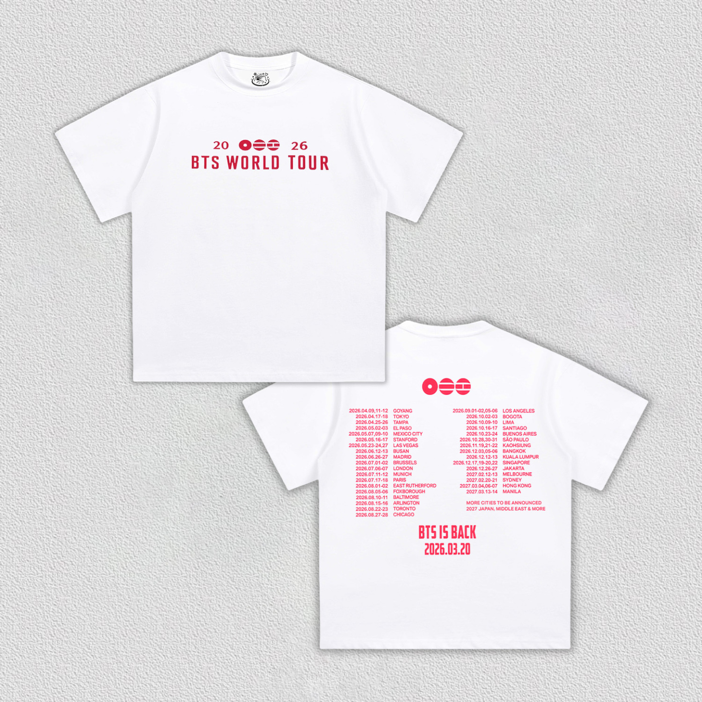 BTS TEE X5