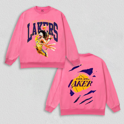 LUFFY TEE丨LAKERS X ONE PIECE HOODIES-DS